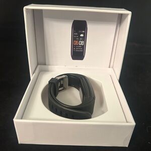 Black Activity Tracker Smart Band with Heart Rate Monitor